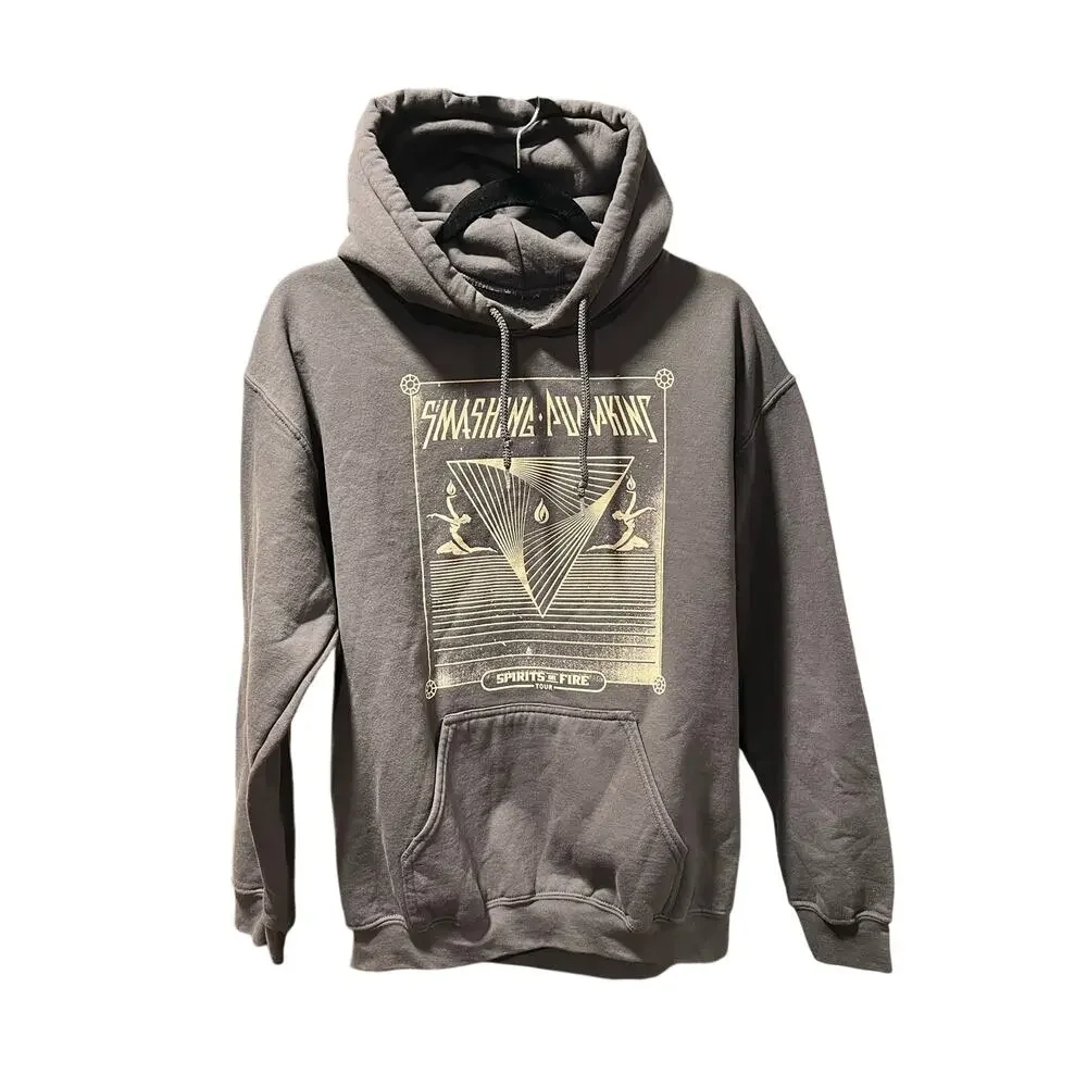 2022 Smashing Pumpkins Spirits On Fire Tour Hoodie Charcoal Gray M